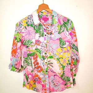 Lilly Pulitzer for Target Long Sleeve Button Down